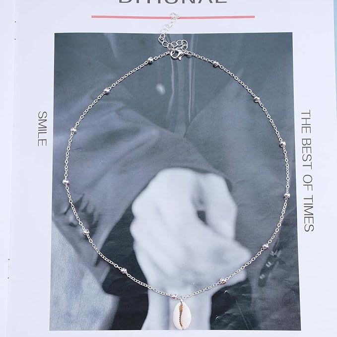 Bohemia Sea Shell Choker Necklace Natural