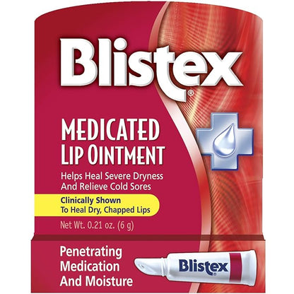 Blistex Medicated Lip Ointment, 0.21 Ounce Healing