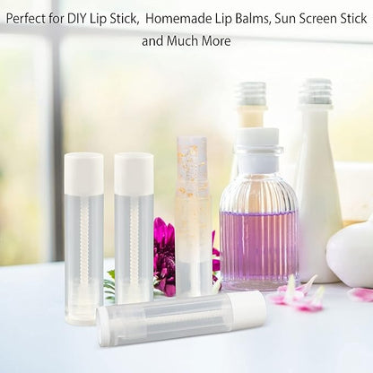 LotFancy Lip Balm tubes Empty, 60PCS