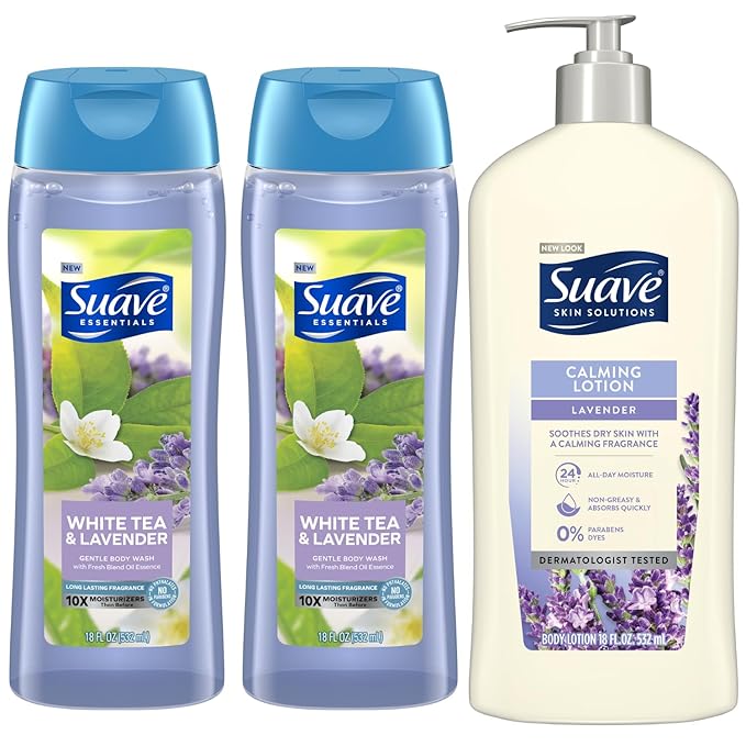 Suave Body Wash 2-Pack & Lotion