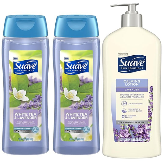 Suave Body Wash 2-Pack & Lotion