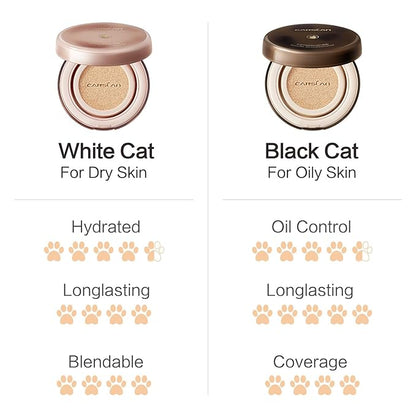 Moisture Air Cushion Cream Face Foundation Makeup, Lightweight,