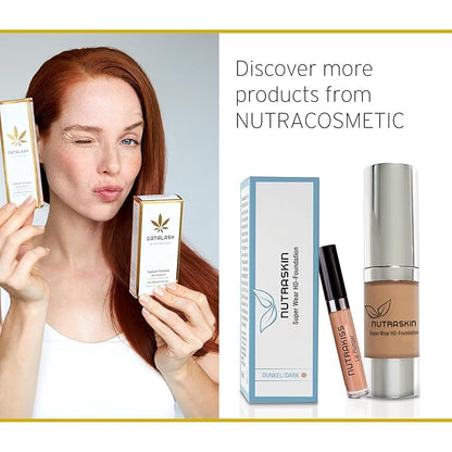 NutraBrow Eyebrow Enhancer - Eyebrow Growth Serum for Thicker Brows in 8-12 Weeks I Eyebrow Serum to Grow Brows I Made in Germany I 3ml