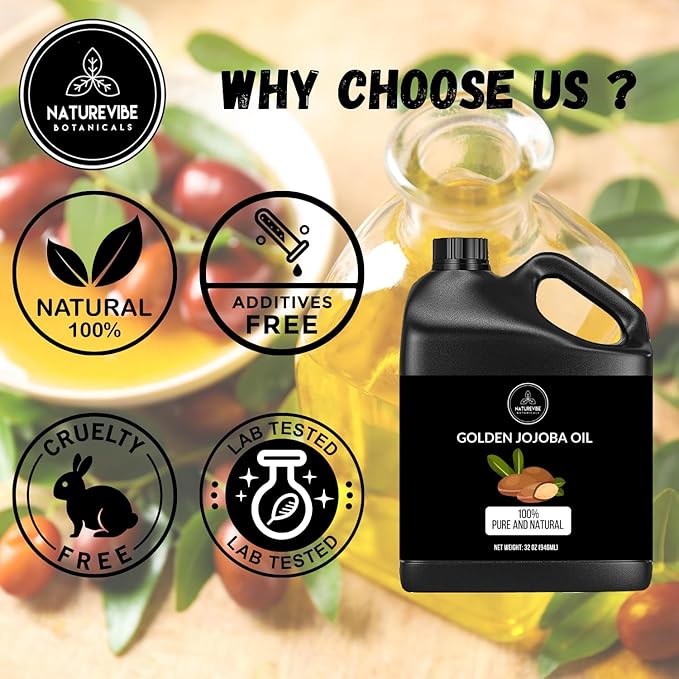 Naturevibe Botanicals Jojoba Oil 32 Ounces