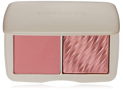 COVER FX Monochromatic Powder Blush Duo - Mojave Impact Color