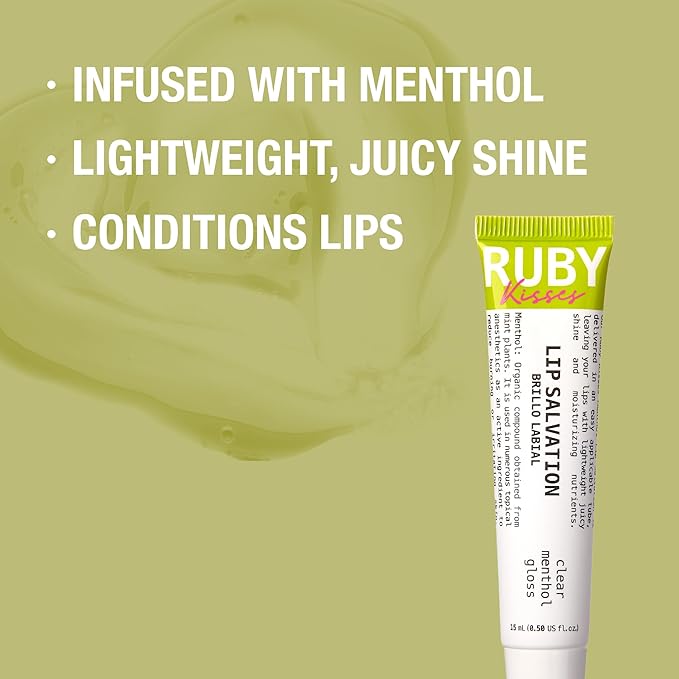 Ruby Kisses Salvation Lip Gloss, Lightweight, Juicy Shine, Gloss,