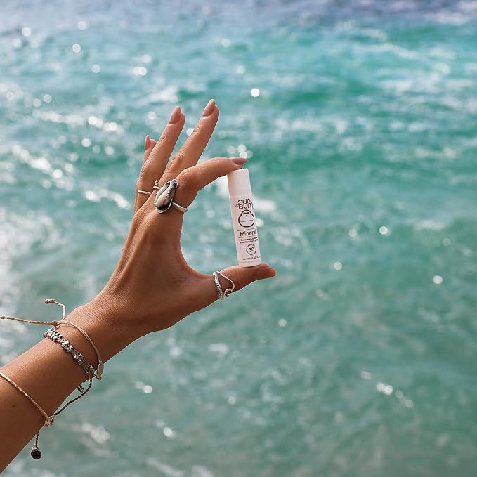 Sun Bum SPF 30 Mineral Sunscreen Lip Balm | Vegan and Hawaii 104 Reef Act Compliant (Octinoxate & Oxybenzone Free) Broad Spectrum Natural Lip Care with UVA/UVB Protection | .15 oz (Pack of 2)