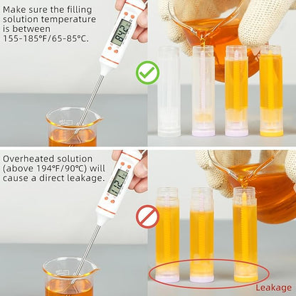 LotFancy Lip Balm tubes Empty, 60PCS