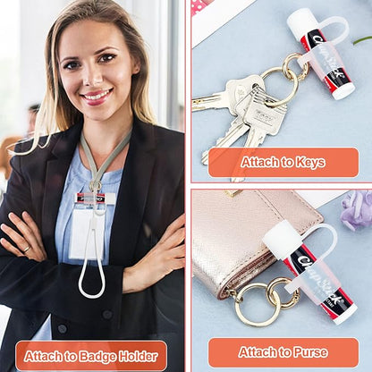 Desing Wish Silicone Lip Balm Holder Lanyard
