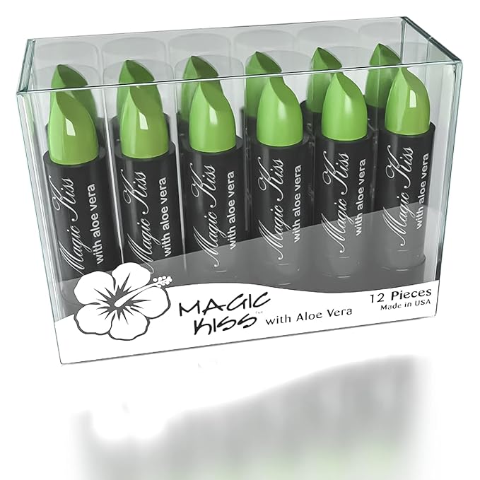 Magic Kiss Pack of 12 Color Changing Aloe Magic