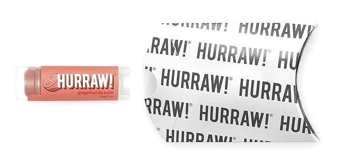 Hurraw! Grapefruit Lip Balm: Organic, Certified
