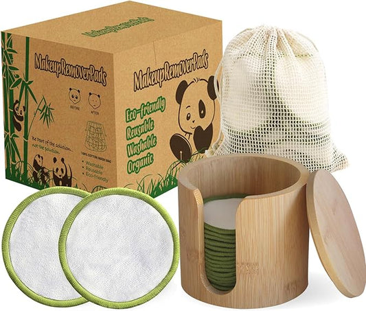 Reusable cotton rounds 16pcs 100%