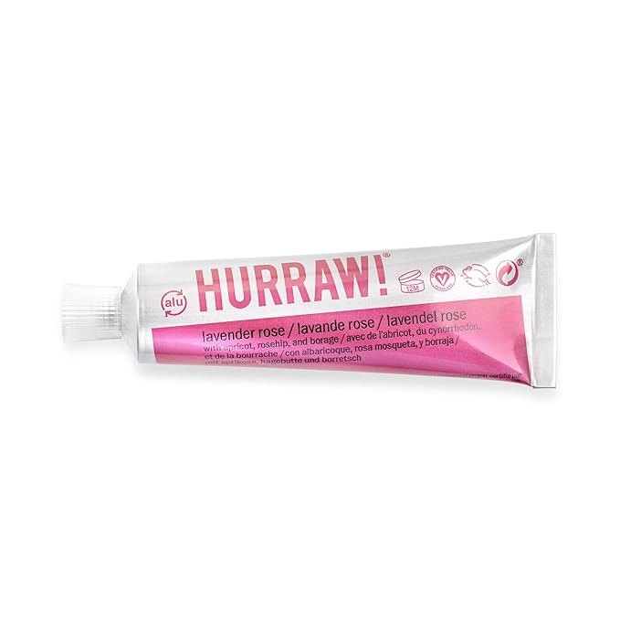 Hurraw! Balmtoo Squeezable Balm, Lavender Rose: