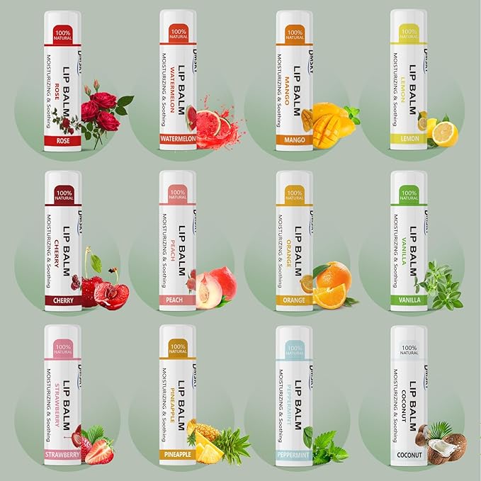 Dmsky Lip Balm Bulk, Fruit Lip