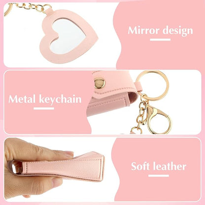 Ouligay 2 Pieces Leather Lipstick Cases Portable Lipstick Ouligay
