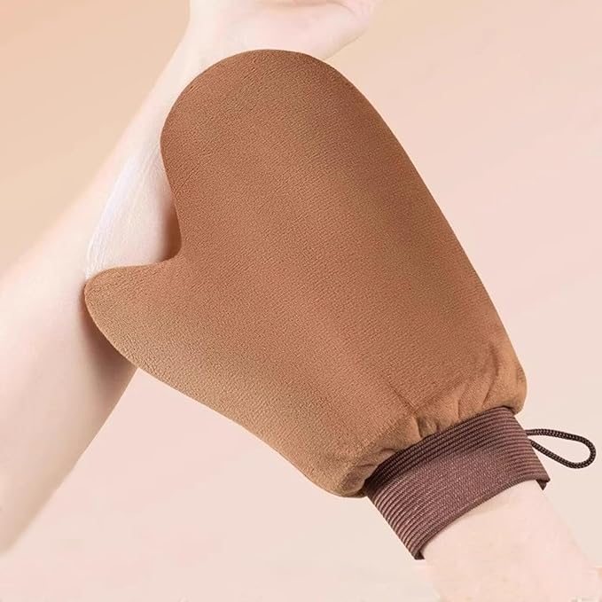 VNITT 2 IN 1 Self Tanning Mitt Applicator Kit Set,Self Tan Mitt,Self Tanning Glove and Self Tanner Brush,Sunscreen Brush- Tan Applicator for Sunless Self Tan for Face and Body,Hands,Legs(Brown)
