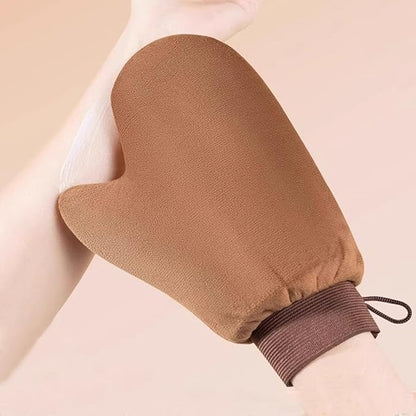 VNITT 2 IN 1 Self Tanning Mitt Applicator Kit Set,Self Tan Mitt,Self Tanning Glove and Self Tanner Brush,Sunscreen Brush- Tan Applicator for Sunless Self Tan for Face and Body,Hands,Legs(Brown)