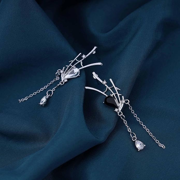 Gothic Spider Web Drop Earrings Teardrop