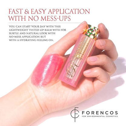 Tinted Lip Balm Hydrating 0.11oz, Glow Scarlet)