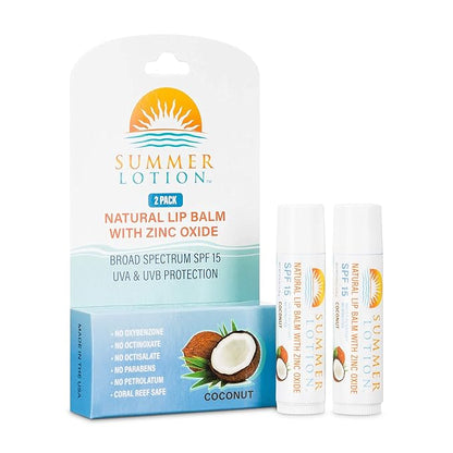 Natural Lip Balm with Zinc Oxide