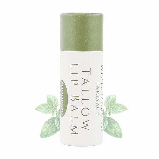 Organic Tallow Lip Balm (Peppermint) from