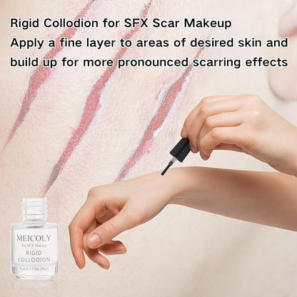 MEICOLY Rigid Collodion and Remover Kit,Scarring Liquid