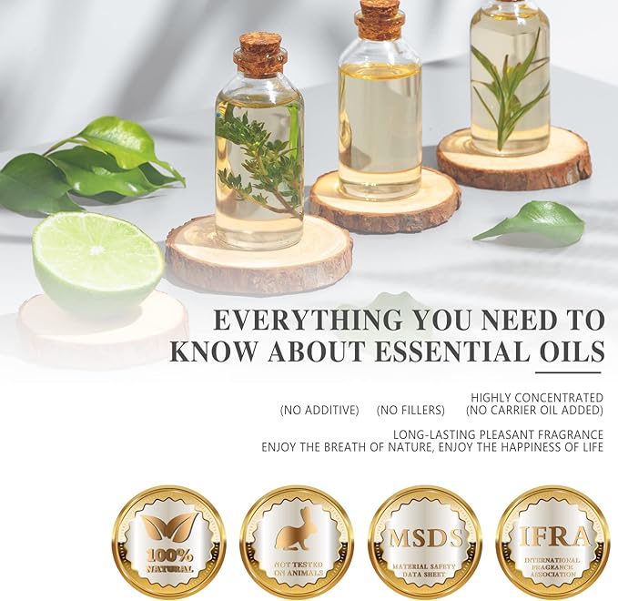 Tea Tree Essential Oil for Diffuser, MAYJAM Pure Essential Oils, Huge 3.38FL.OZ Bottle, Tea Tree Oil with Glass Dropper