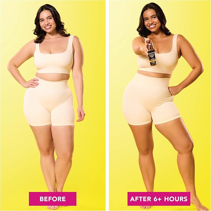 Jergens Self Tanner, Natural Glow Instant Sun, Sunless Tanning Mousse, Quick Self Tanner Foam, Ultra Deep Brozne, 6 Oz