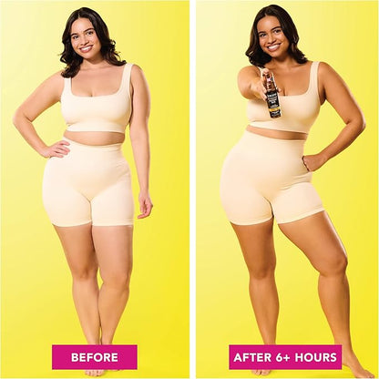 Jergens Self Tanner, Natural Glow Instant Sun, Sunless Tanning Mousse, Quick Self Tanner Foam, Ultra Deep Brozne, 6 Oz