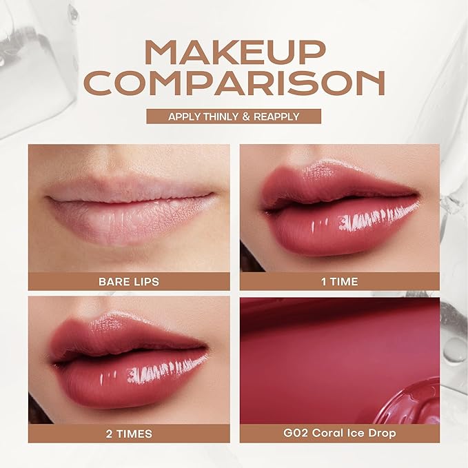 Mistine Lip Gloss Thai latte Long Lasting Lip 1oz