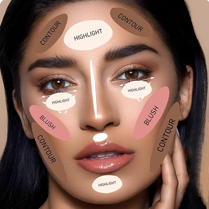 Liquid Highlighter Beauty Wand, Highlight Stick with Cushion Pearl White)