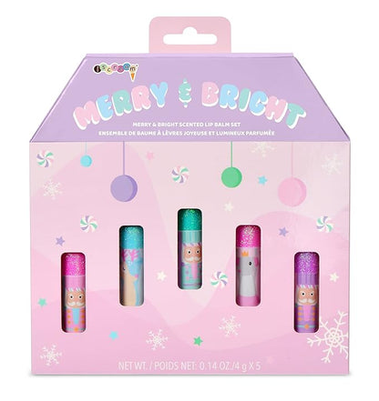 iscream Nutcracker Sweet 5-piece Scented Holiday Balm