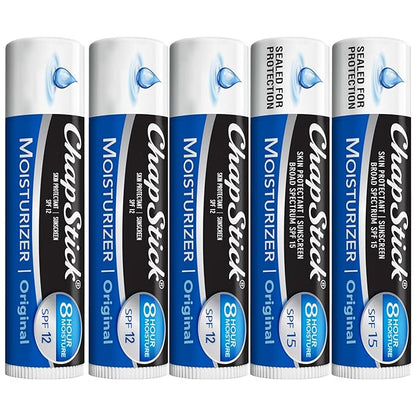 ChapStick Moisturizer 2-in-1 Lipcare 5-Pack (3