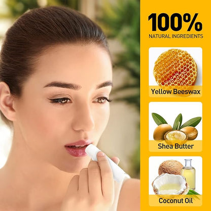 DMSKY 100 Pack Lip Balm Unlabeled,