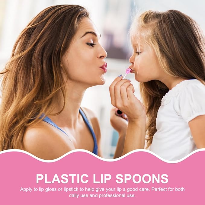 FOMIYES 30pcs Lip Balm Applicators Spoons