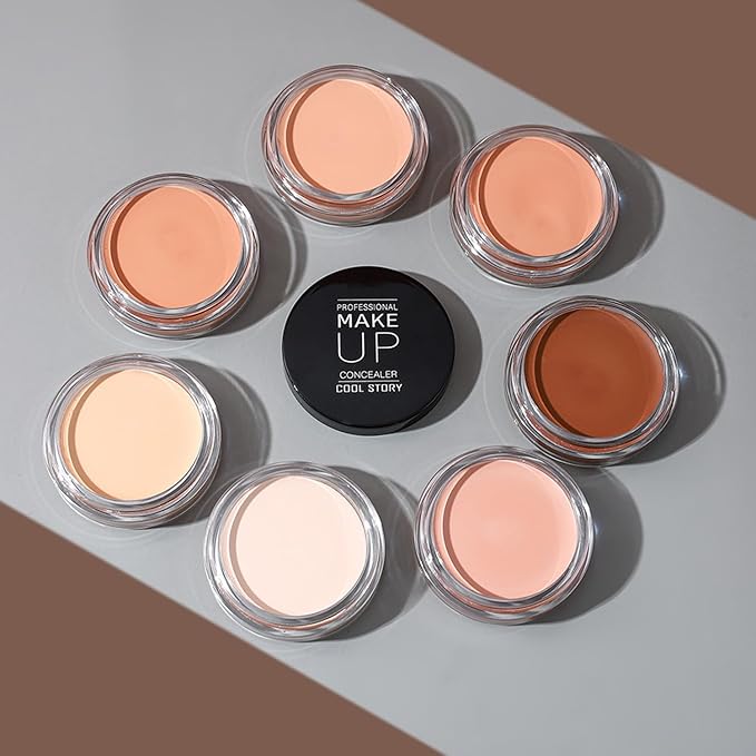 7 Color Solid Concealer Full Coverage Correcting Cream