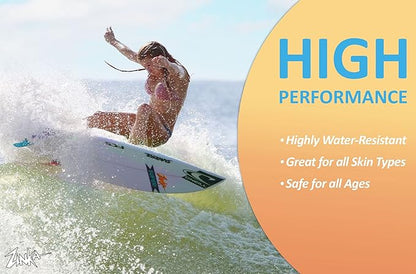 Zinka Sunny Days Personal Pack - SPF 30/50 - UVA & UVB Sunscreen Protection for Face, Body, Lips - Water Resistant, Oil Free, No Parabens (Nosecoat, Lotion, Face Stick, Lip Balm)