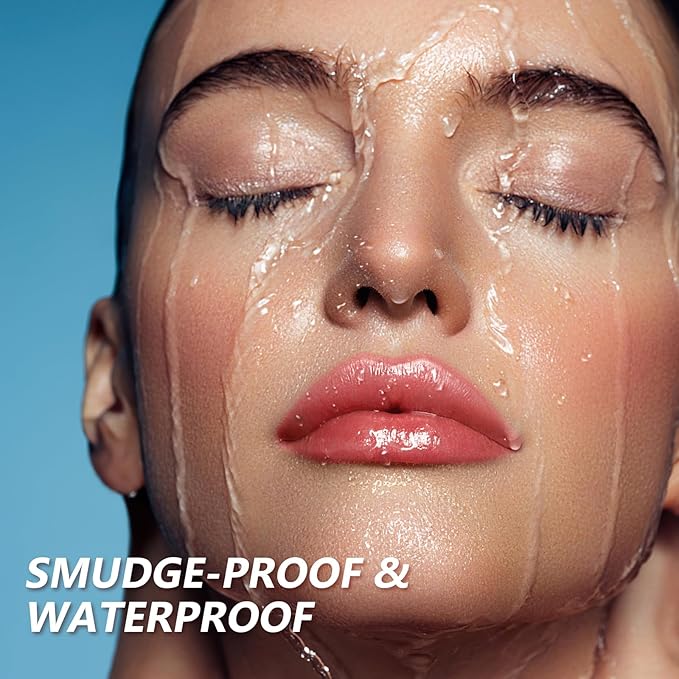 Plumping Lip Gloss,Lip Oil,Highly-Pigmented Lip Gloss,Non-Sticky Lip Stain,Long-Lasting,Moisturing Plumping