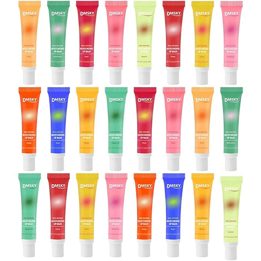 Dmsky Lip Gloss Set 24 Pack, Hydrating Squeeze Gloss