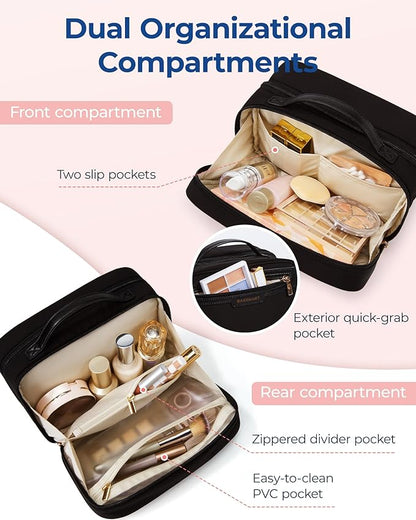 Bagsmart travel makeup bag large