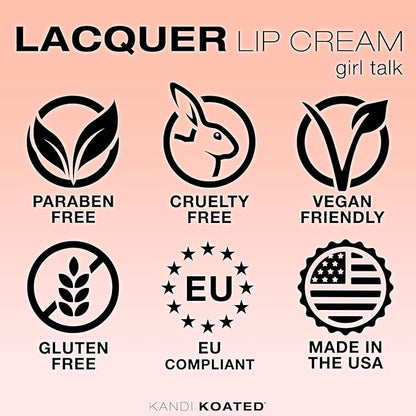 Kandi Koated Lacquer Illuminating Lip Cream [Girl Talk] Illuminating