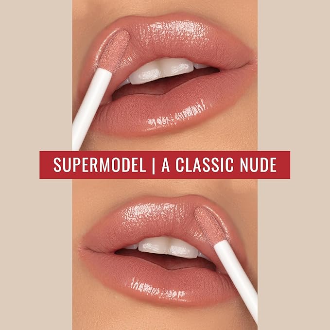 Runway Rogue Classic Lip Gloss, Medium-Sheer Nude Hydrating Rogue