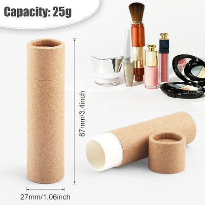 10 Pcs 25g Paperboard Lip Balm