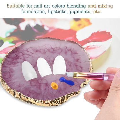 Nail Art Palette, Natural Resin Stone Nail Art