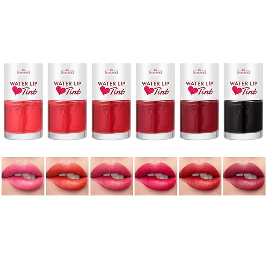 6 Colors Water Lip Stain Makeup Kit, Long Long