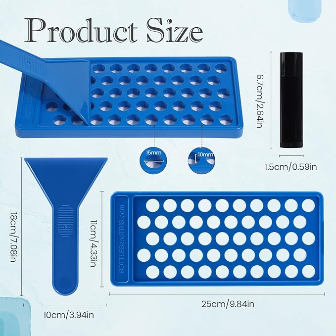 RONRONS Lip Balm Crafting Kit, Professional Blue