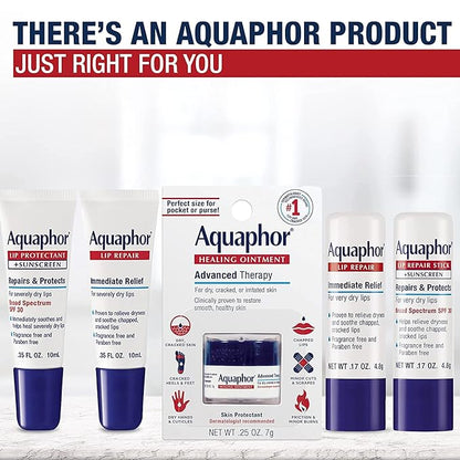 Aquaphor Lip Repair Ointment - Long-lasting oz.
