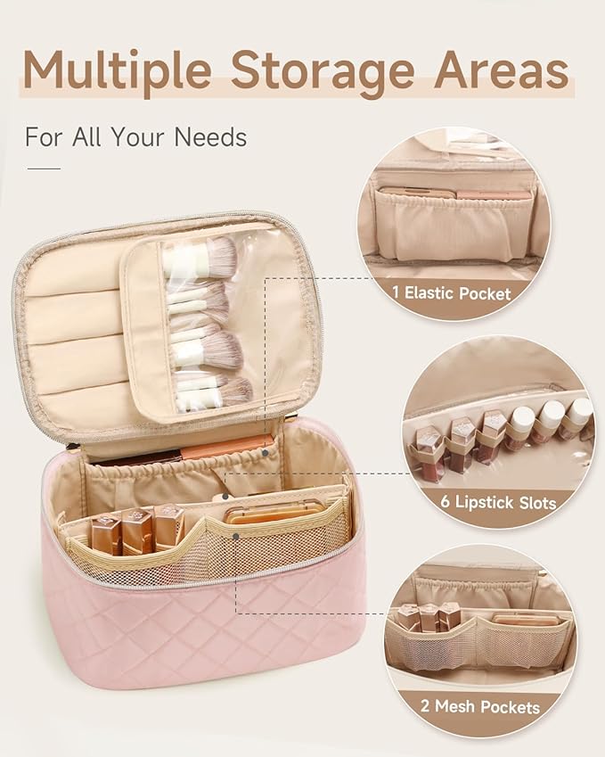 Prite makeup bag, large capacity