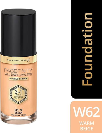 Max Factor Facefinity 3-in-1 All Day Flawless Liquid 30 ml