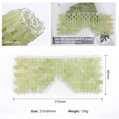 Jade eye mask - with